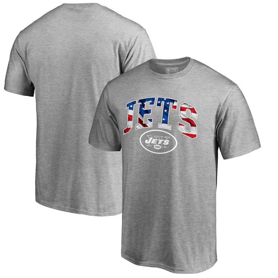 New York Jets Pro Line by Fanatics Branded Banner Wave T-Shirt Heathered Gray,We sell and wholesale New York Jets Pro Line by Fanatics Branded Banner Wave T-Shirt Heathered Gray on line form chian!